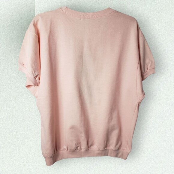 Purpie.F Graphic Short-Sleeve Sweatshirt  Lady Embroidery Design Size Medium - Picture 2 of 7